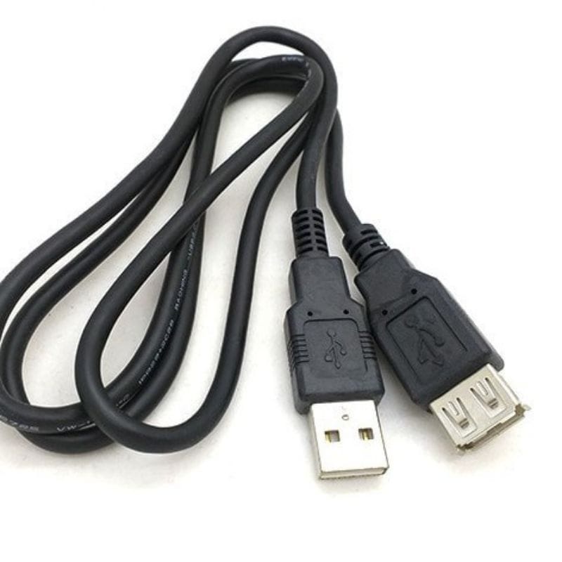 Kabel USB extension 50 60 80cm male to female Kabel Extension USB Hub 2.0 Male to Female 80CM Putih Sambungan Cable USB