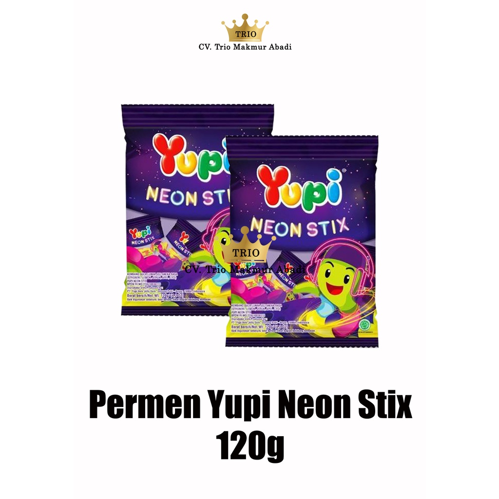 

Permen Yupi Neon Stix 120g