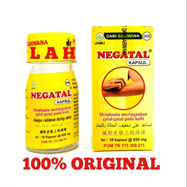 NEGATAL KAPSUL - OBAT UNTUK GATAL GATAL