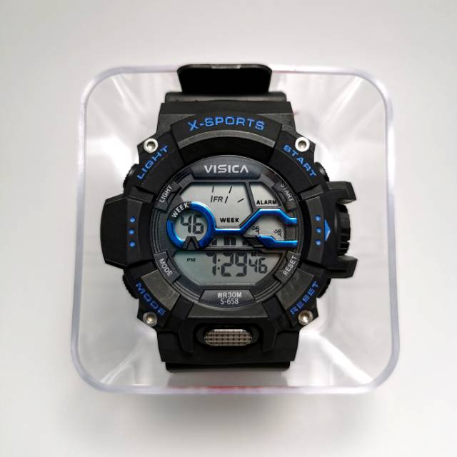 Jam tangan digital Sporty water Resist Visica 658