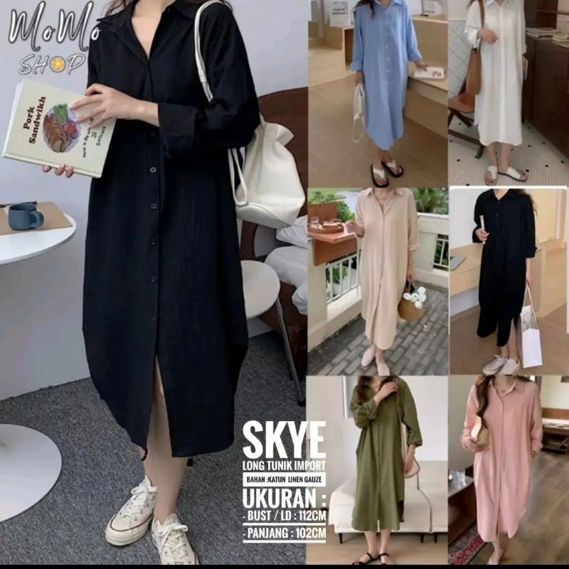 long tunik import polos terbaruuu