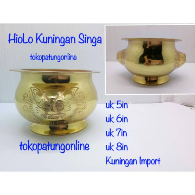 Hiolo Kuningan Singa uk 8in Import