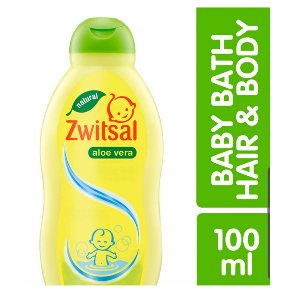 Zwitsal Natural Baby Hair Body And Shampoo / Shampoo Aloe Vera Kemiri Seledri 200ml Hypo-Allergenic shampo bayi