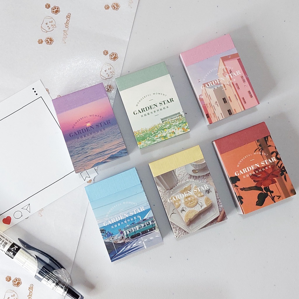 

Stiker Aesthetic Motif Pemandangan - Sticker Motif Isi 50 Lembar