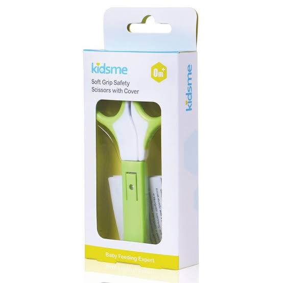 Kidsme 210109S Soft Grip Safety Scissors with Cover