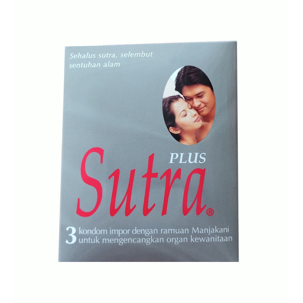 Kondom Sutra Plus 3 s / Kondom Sutra Abu-Abu isi 3 s Keunggulan kondom tebal anti bocor