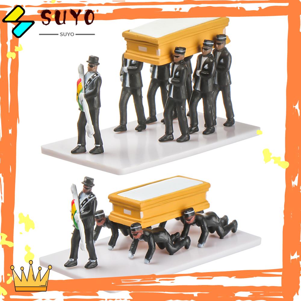 Suyo 1 Set Mainan Pallbearer Ghana Dance Mini Untuk Cosplay Team