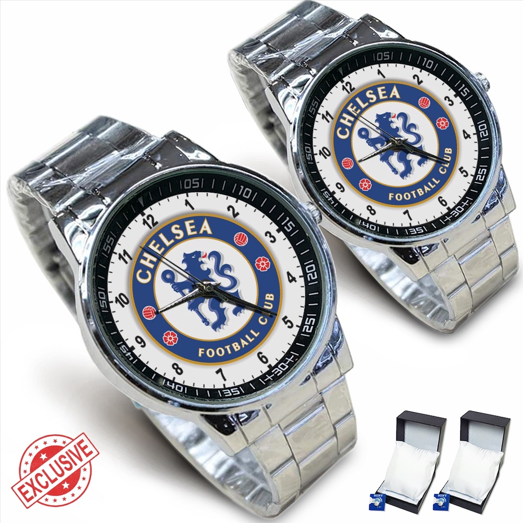 Jam Tangan Rantai Couple CHELSEA FC - 3 (Special)