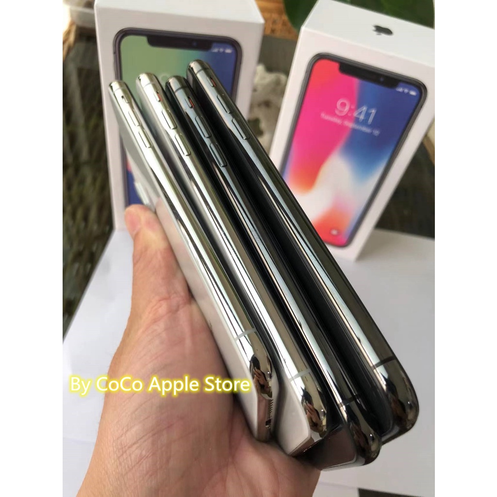 iPhoneX 64GB All Sim Silent Fullset Original Second Mulus100% Like New 3utools All Green ( Garansi 1 Tahun)