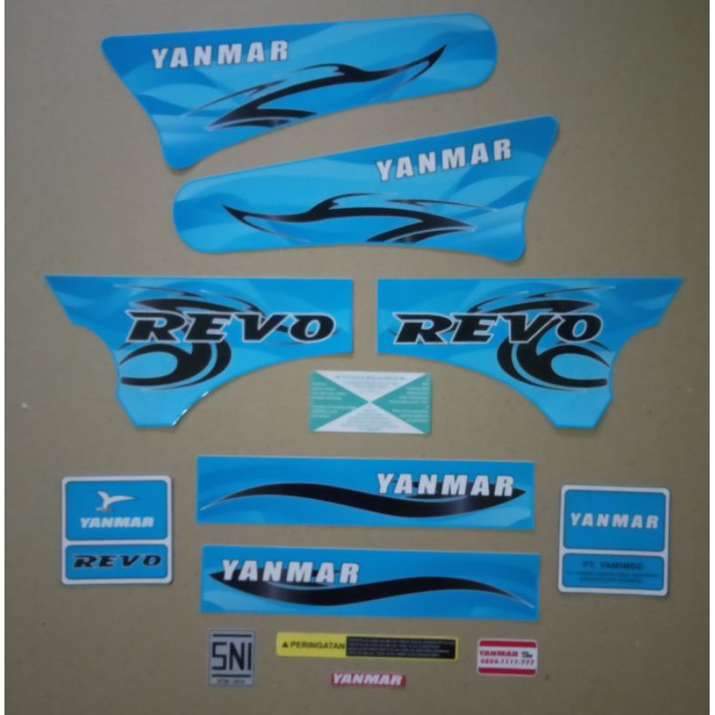 

stiker yanmar REVO traktor
