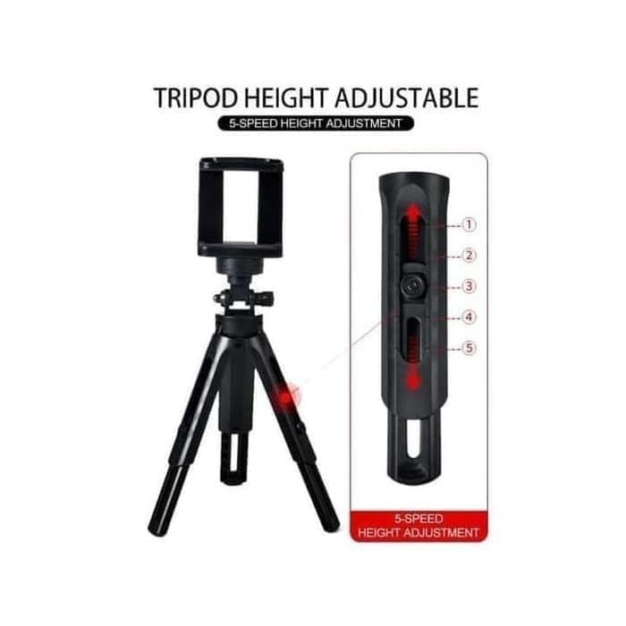 Tripod Support Mini 4 level ketinggian free holder U