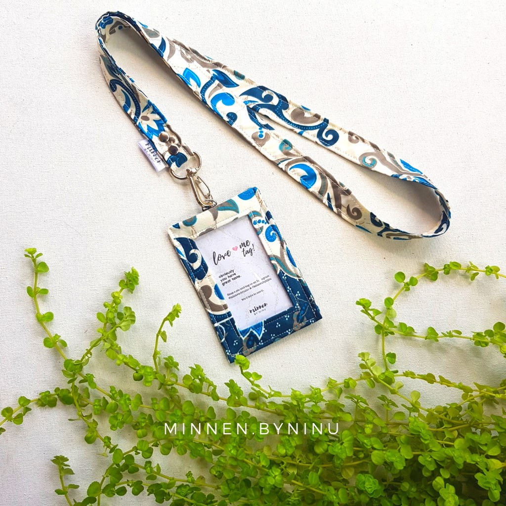 

ID Card Holder Batik - One Face Lanyard Set (BC-43)
