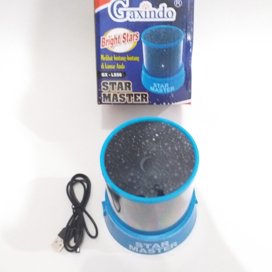 Lampu Tidur Proyektor Star Master Bulan Bintang GAXINDO GX-L556