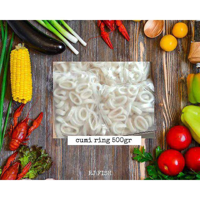 

Cumi Ring Premium RJ Fish 500gr