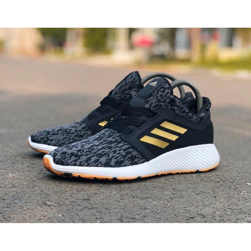 jual sepatu pria wanita adidas edge lux black list gold original murah sneakers running