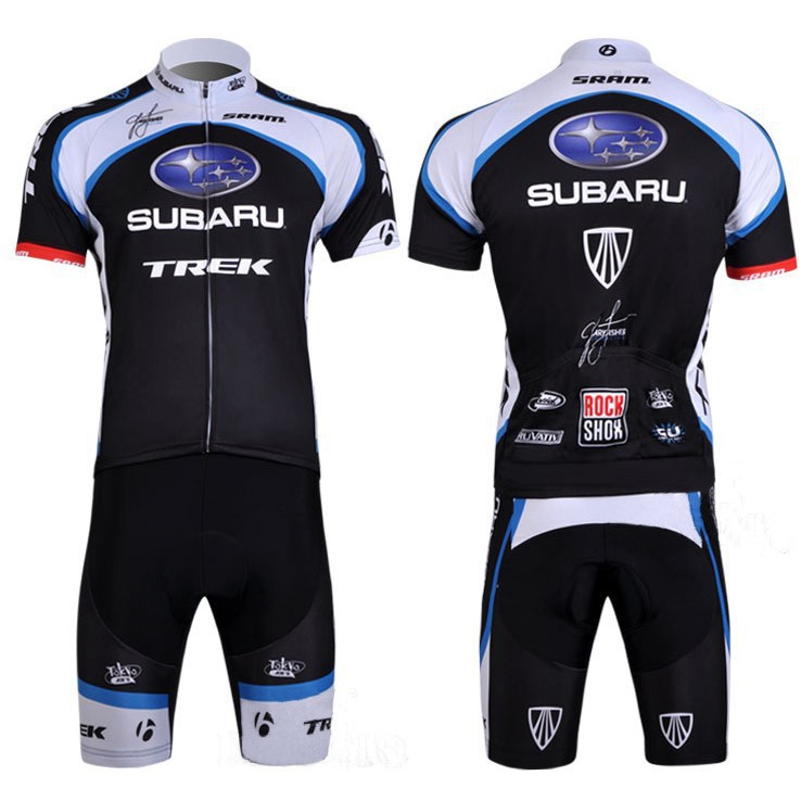 Setelan Jersey Sepeda  Subaru Trek Team Celana  Pendek 