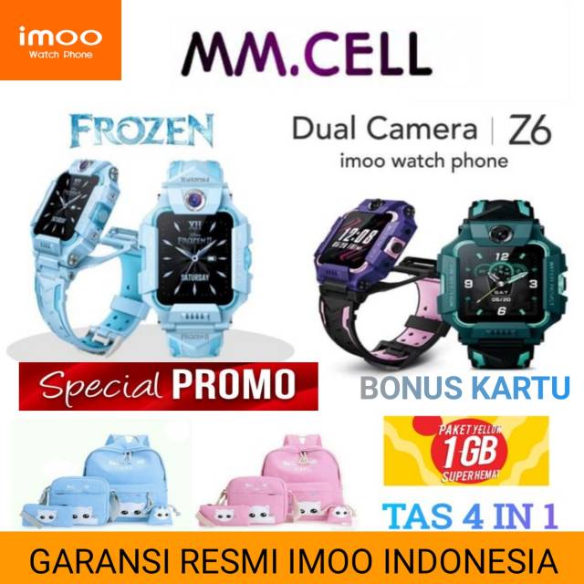 IMOO Z6 WATCH PHONE GARANSI RESMI IMOO 1 TAHUN INDONESIA