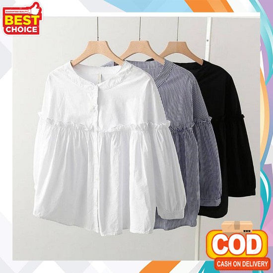 Ly90 Baju Atasan Wanita Muslim Blouse Mewah Remaja Hijab Fashion Outfit Kekinian Kondangan Terbaru G