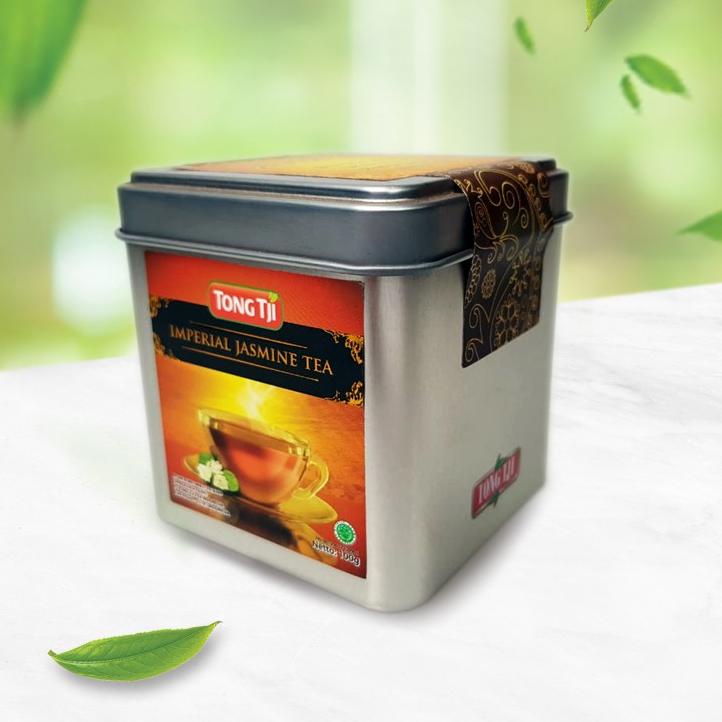 

Restock--Tong Tji Imperial Jasmine Tea 100g, Teh Seduh per Kaleng