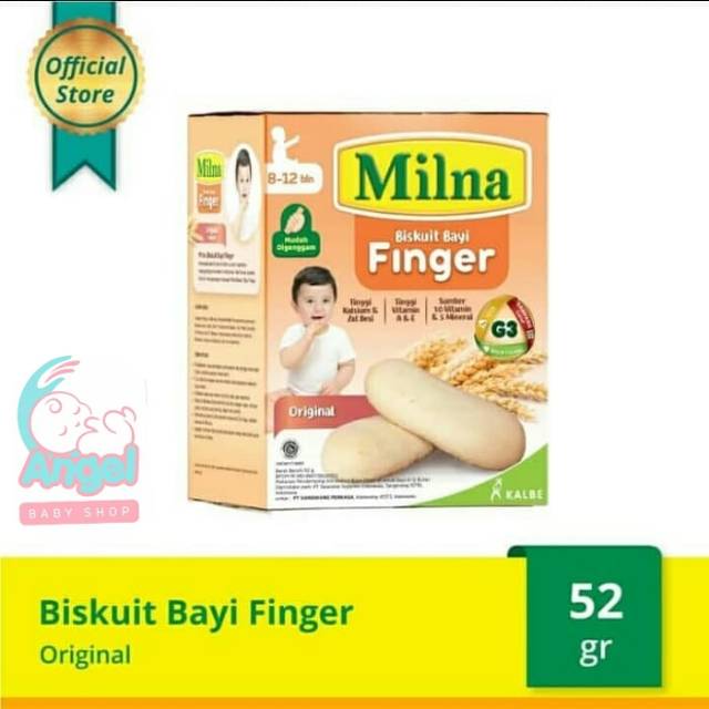 MILNA BISKUIT BAYI FINGER 52 gr