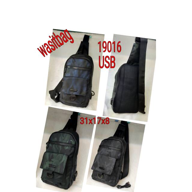 TAS WAISTBAG LORENG ARMY #19016 TAS SELEMPANG ARMY
