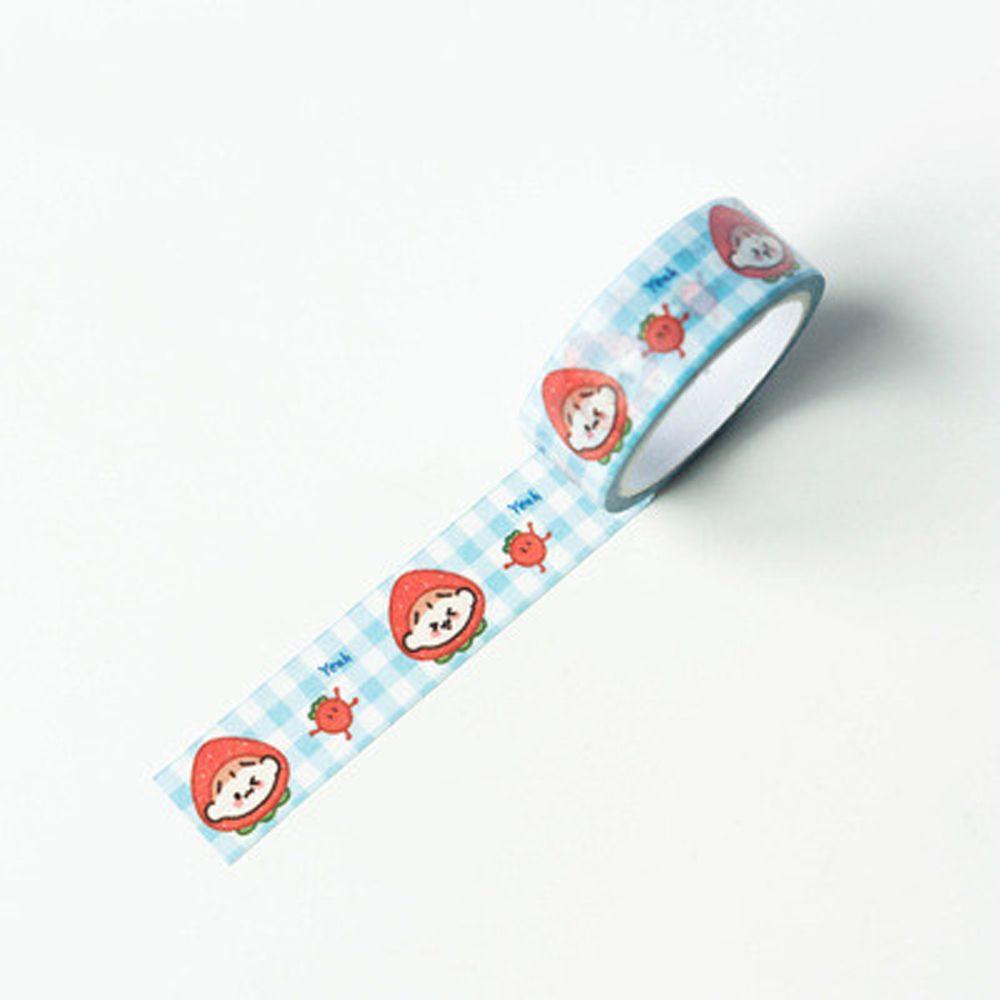 Lanfy Tape Perekat Perlengkapan Sekolah Jepang Scrapbooking 1.5cm x 5m Kaset Stiker Stationery Tape Lakban Kertas