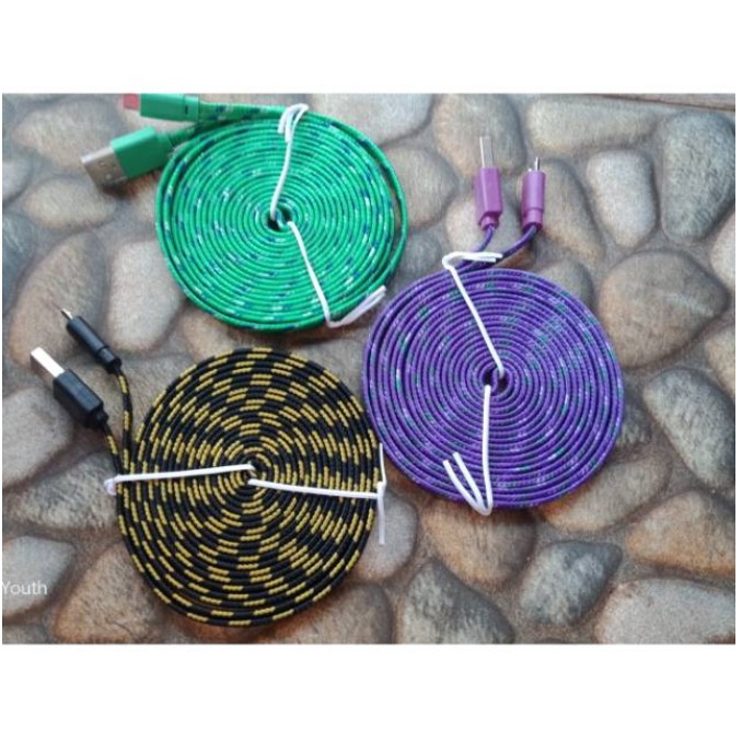 Kabel Charger Usb Micro 3 Meter Kabel Carger Tali sepatu