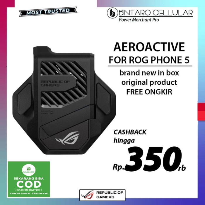 ROG AEROACTIVE COOLER 5 For Asus Rog Phone 5 Cooling AERO ACTIVE V