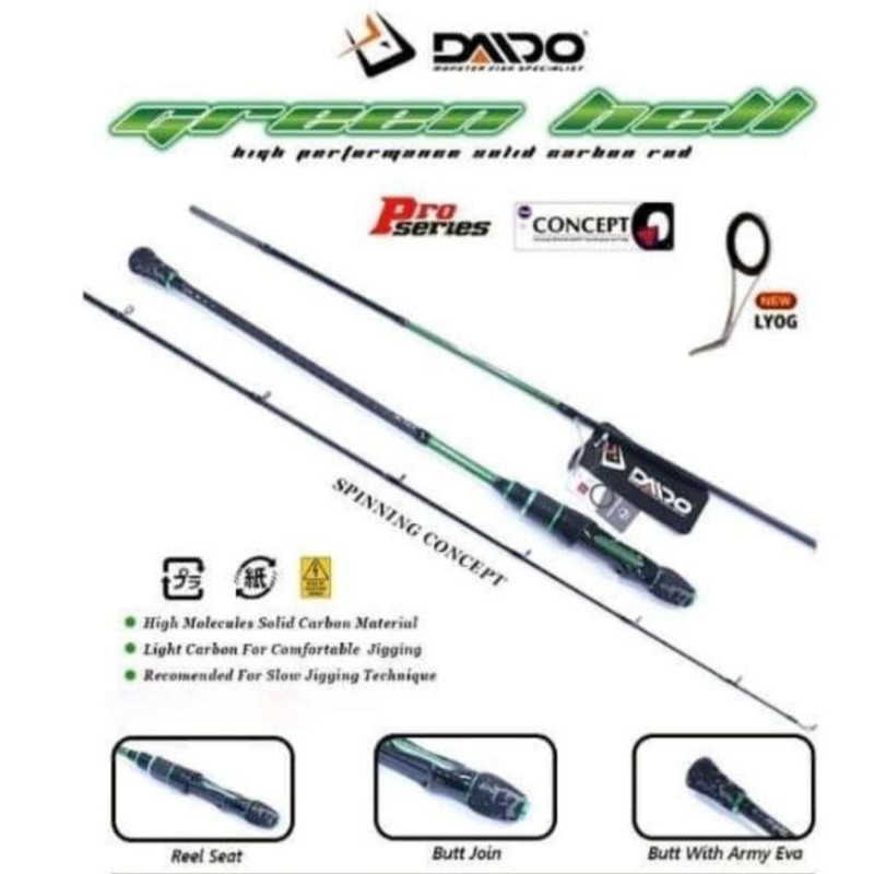 READY !! JORAN DAIDO GREEN HELL PE 0,8-1,5 1-3 2-4 SLOW JIGGING BAITCASTING (BC) DAN SPINNING, FREE PIPA