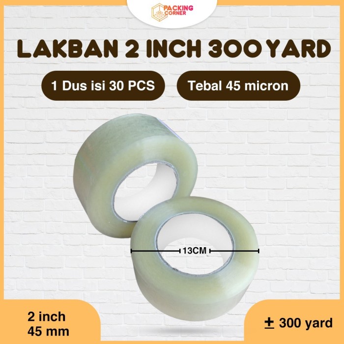 

Bagus Opp Lakban Jumbo 2 Inch Super 45Mm 300Yard 300 Yard 200 Meter 200M 2" - 300Yard - 200M Hot