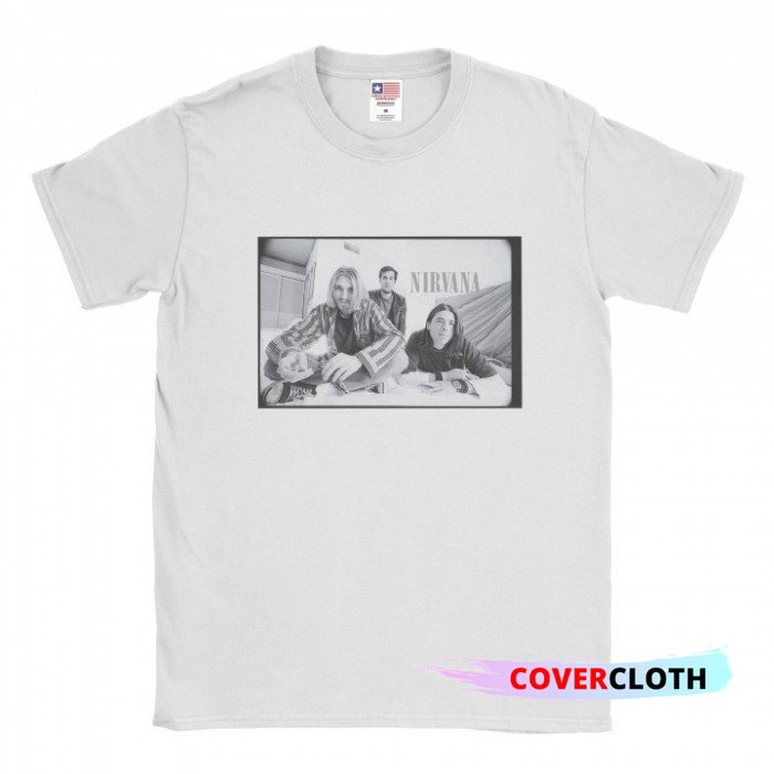T-Shirt Baju Kaos Band Nirvana Photo Box