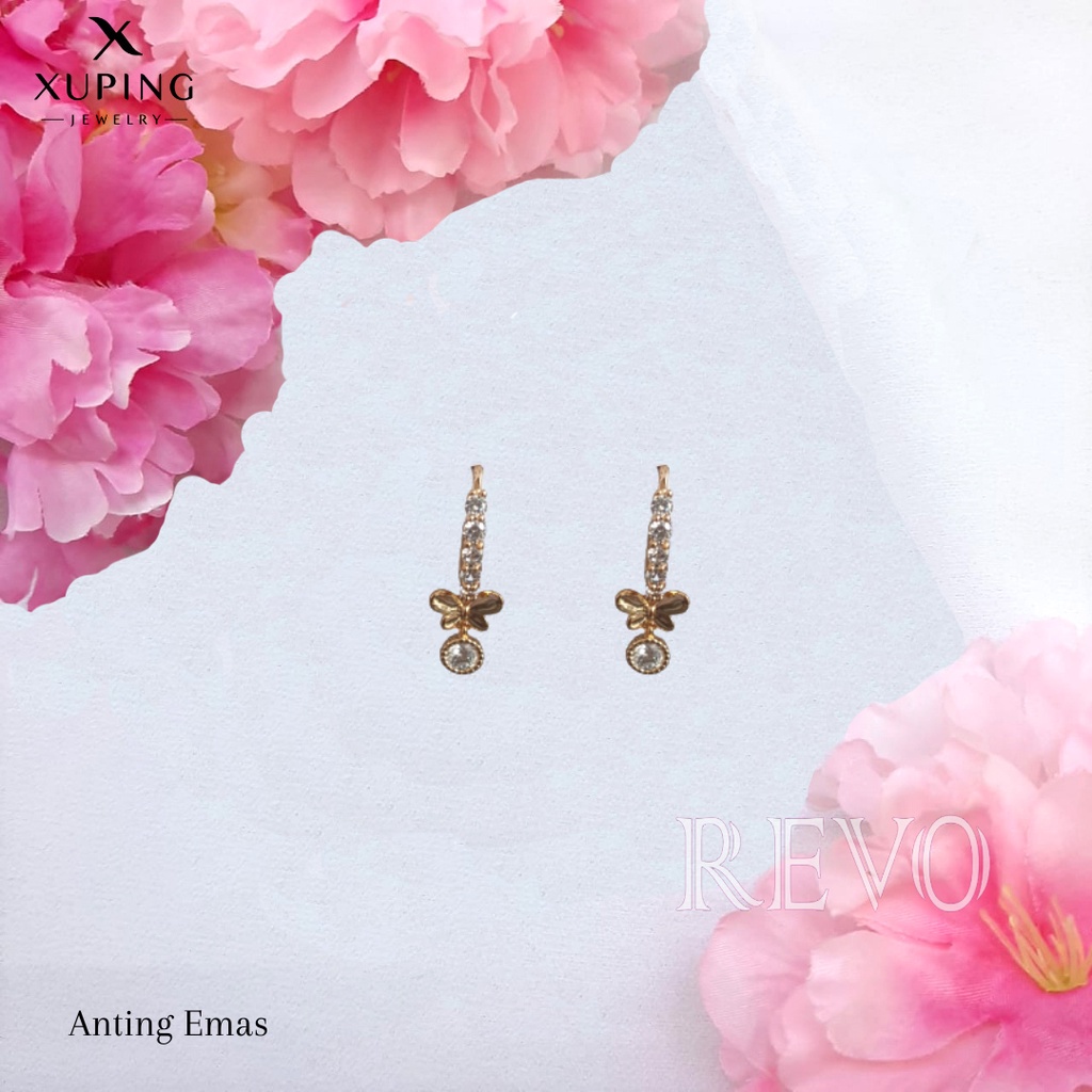 Anting Mata Kupu Emas-Anting Emas Model Terbaru // BISA COD - REVO FASHION
