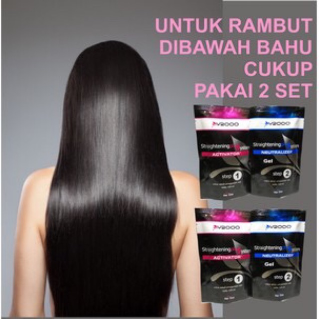 ✿ELYSABETHME✿ Y2000 rambut smoothing step 1 step 2 tanpa catok tidak merusak rambut