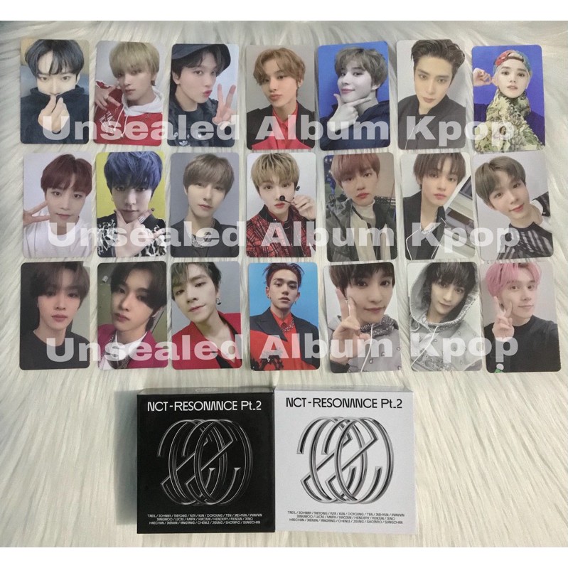 Kihno NCT2020 - Resonance Photocard PC Arrival & Departure Lucas Yangyang Xiaojun Renjun Chenle wtsj