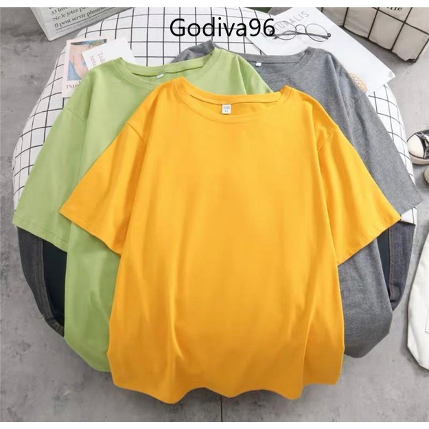 Godiva96 - TSHIRT DORLY PLAIN OVERSIZE T SHIRT / BAJU KAOS OBLONG WANITA MEDAN