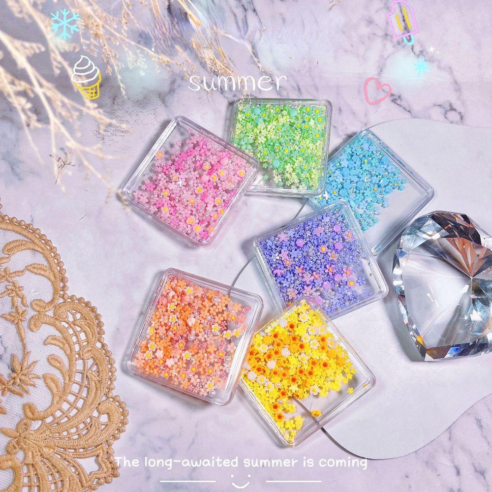 Mxbeauty Manik-Manik Bunga 3D Aksen Berlian Imitasi Untuk Aksesoris Nail Art Charms