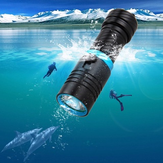 Paket Senter Selam Scuba Diving LED Powerful Bright LED L2 3800 Lumens
