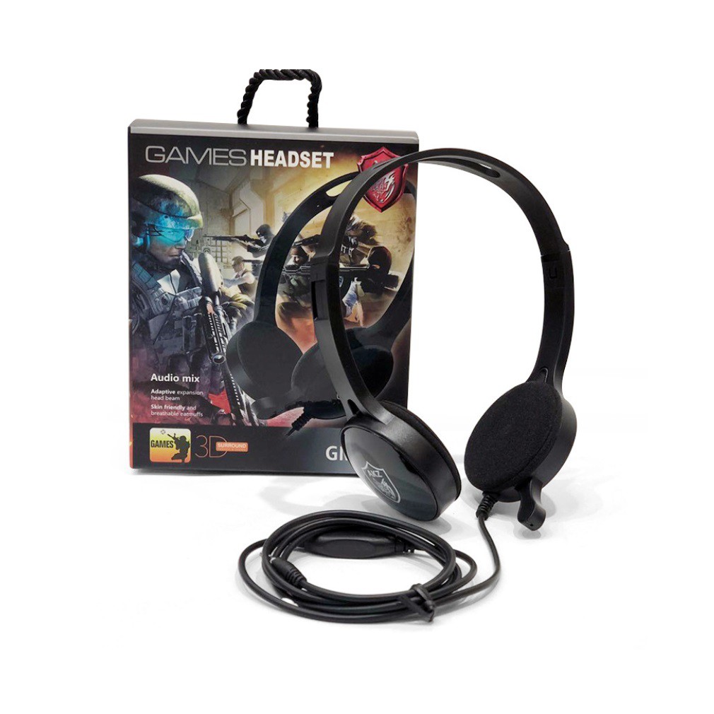 HEADPHONE GAMING GM-007 / HEADSET GAMING