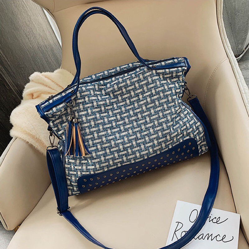 SG1280 syafniegalery hand bag impor kapasitas besar tas anyaman 3166 7768