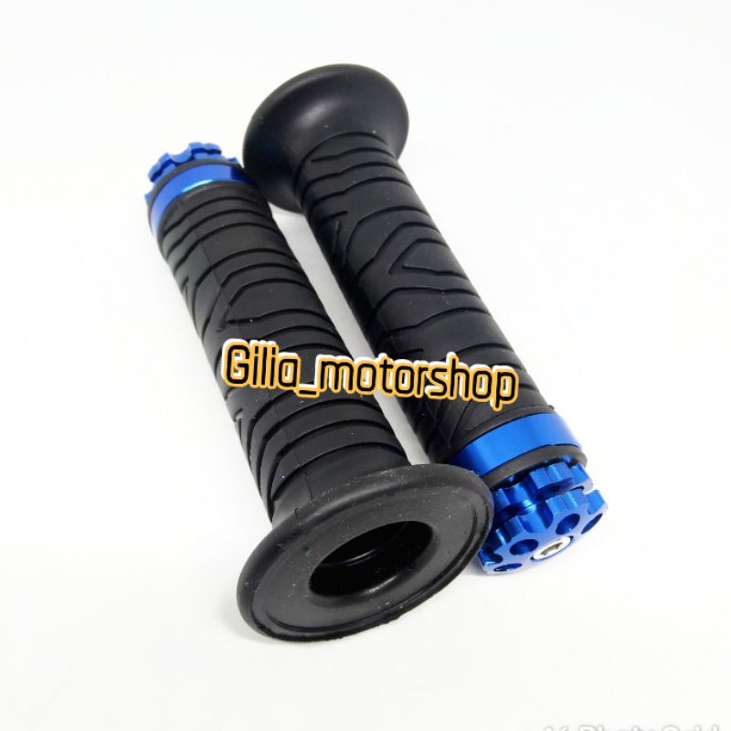 Handgrip Grip Jalu CNC Model Laser karet Premium Universal Motor Vario Beat Mio Fino dll