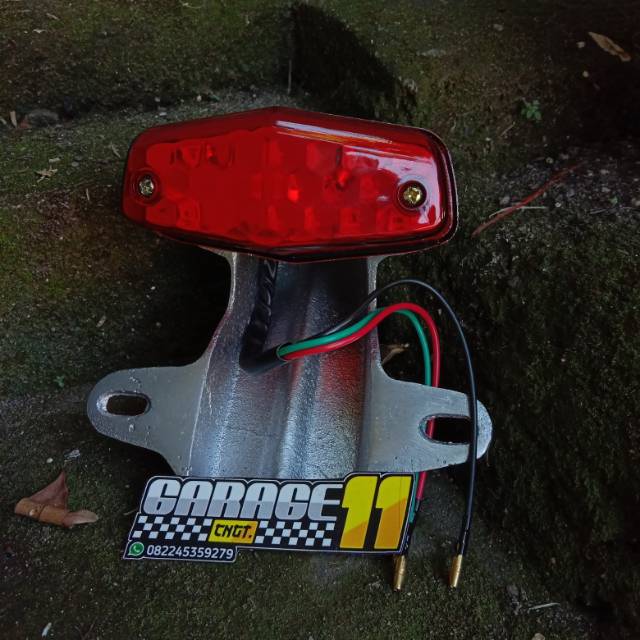 lampu stop cb pangkon V80 dudukan lampu stop v80 lampu stop bsa stoplamp bsa