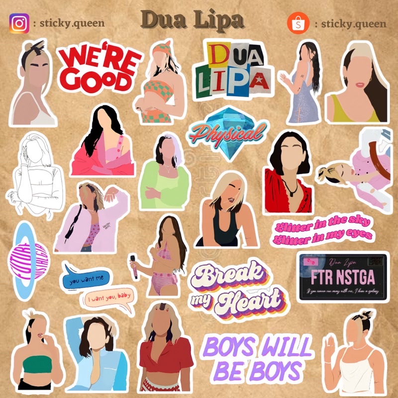 

STICKER TUMBLR DUA LIPA