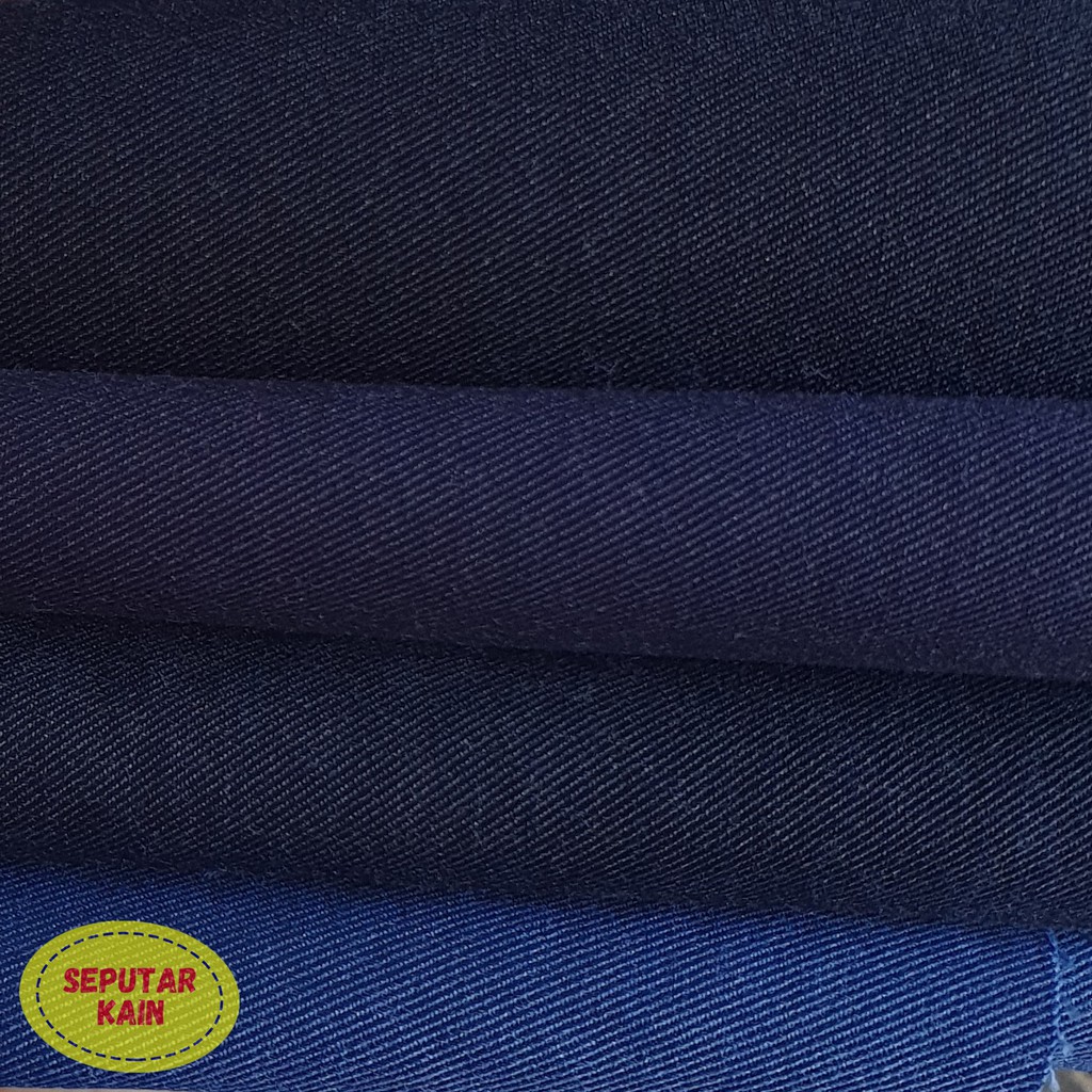 Kain Twill Poly/PE (Biru Tua)