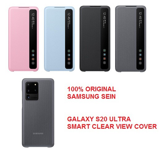 SAMSU   NG Smart Clear View Cover Galaxy S20 Ultra Original