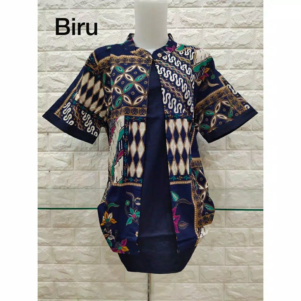 Atasan Batik Wanita Bahan Stretch/melar Anak Muda Kutubaru