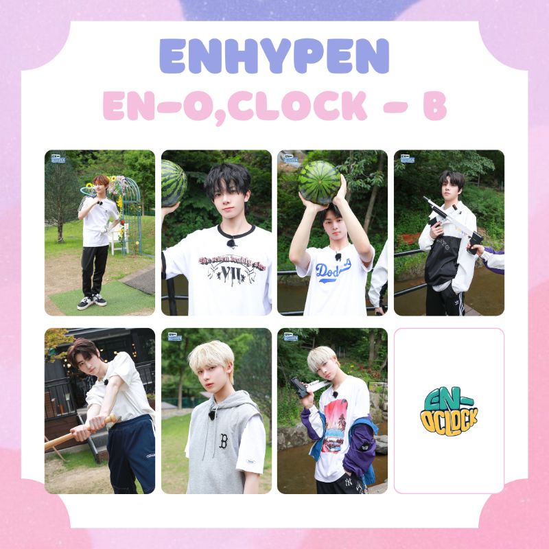 [ENHYPEN] PHOTOCARD ENHYPEN EN-O'CLOCK #1 ‼️ BACA DESKRIPSI ‼️