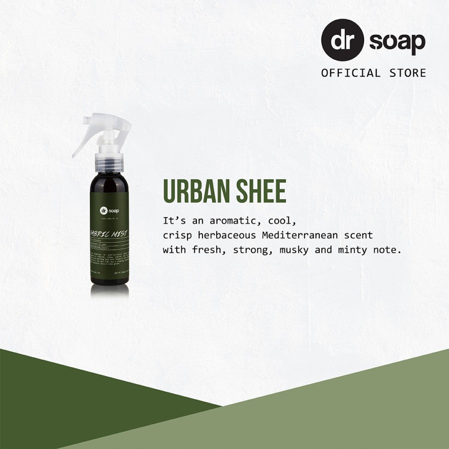 DR SOAP FABRIC MIST DISINFECTANT SPRAY ANTI BAKTERI | URBAN SHEE