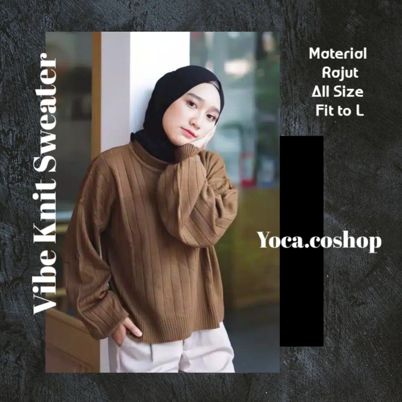 Turtleneck Wanita | Knit Sweater