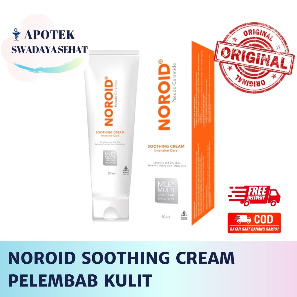 Noroid Soothing Cream 80 ML - Pelembab Kulit Terbaik