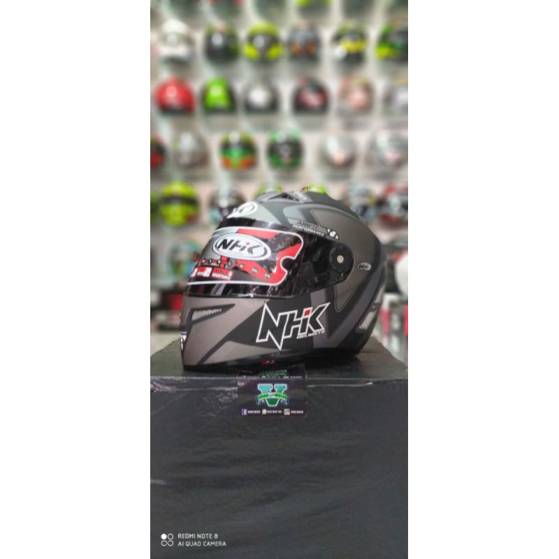 NHK GP-PRO MOTIF TERBARU BLACK/GUNMETAL/DOF